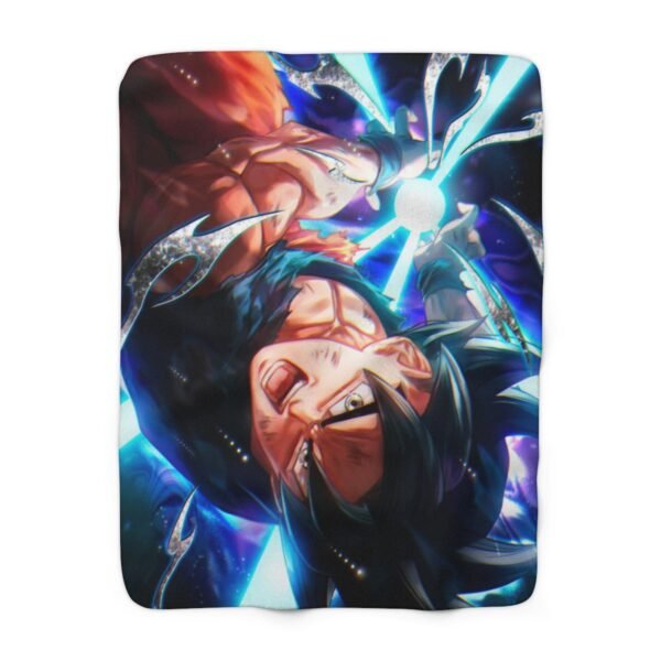 Goku Ultra instinto Sherpa Fleece Blanket