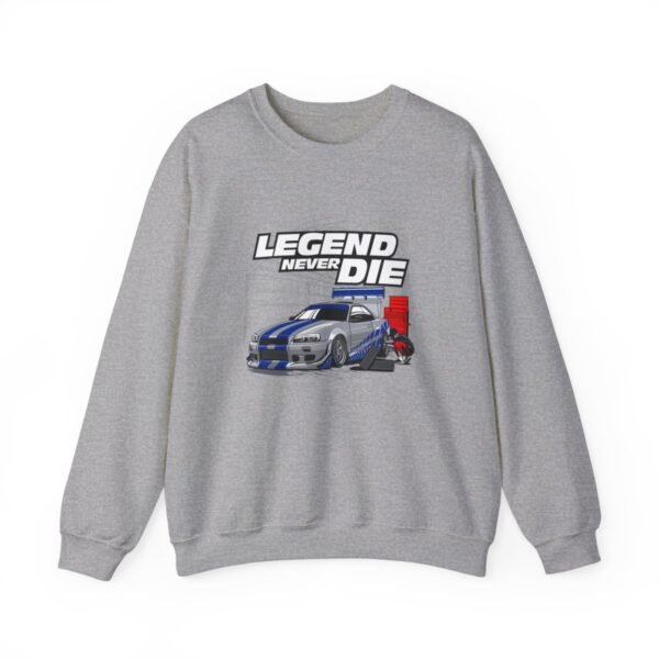 Legend Never Die Sweatshirt Heavy Blend - Image 2