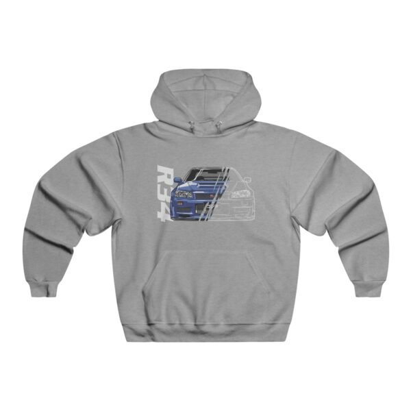 R34 Hooded Sweatshirt Black - Image 2