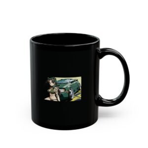 Sports Car Girl Anime Mug