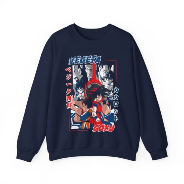 Vegeta Vs Goku Sweatshirt Heavy Blend - Image 3