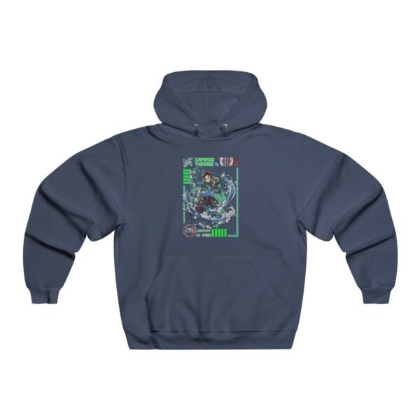 Kamado Tanjiro Hooded Sweatshirt Black - Image 2