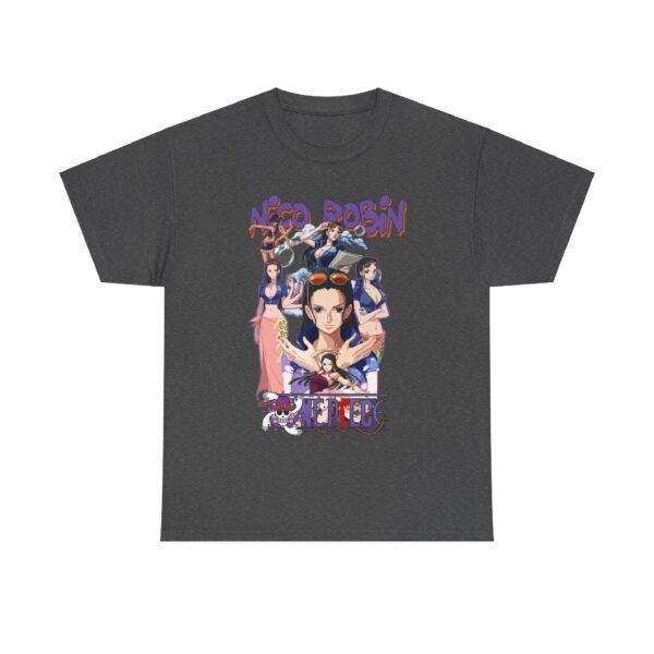 Nico Robin T-Shirt Heavy Cotton Black - Image 3