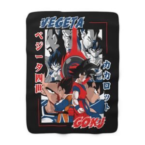 Vegeta Vs Goku Blanket