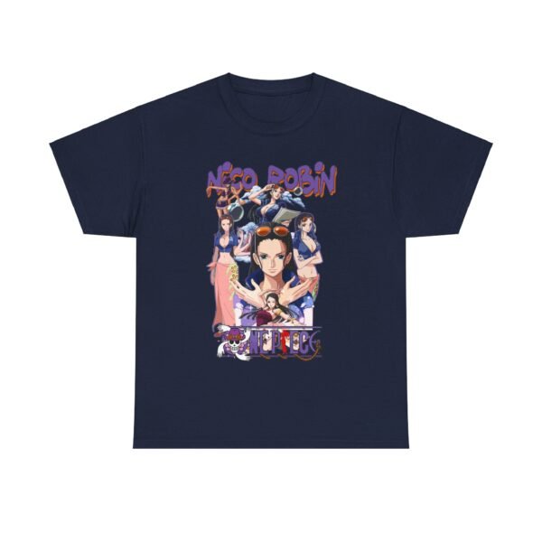 Nico Robin T-Shirt Heavy Cotton Black - Image 4