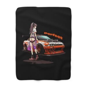 Car Girl Manga Blanket