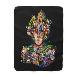 Dragon Ball Vegeta Blanket