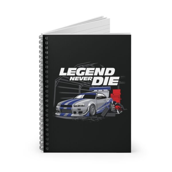 Legend Never Die Notebook - Ruled Line - Image 2