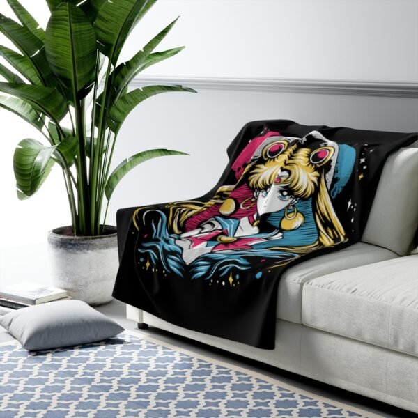 Sailor Moon Blanket Sherpa Fleece - Image 3