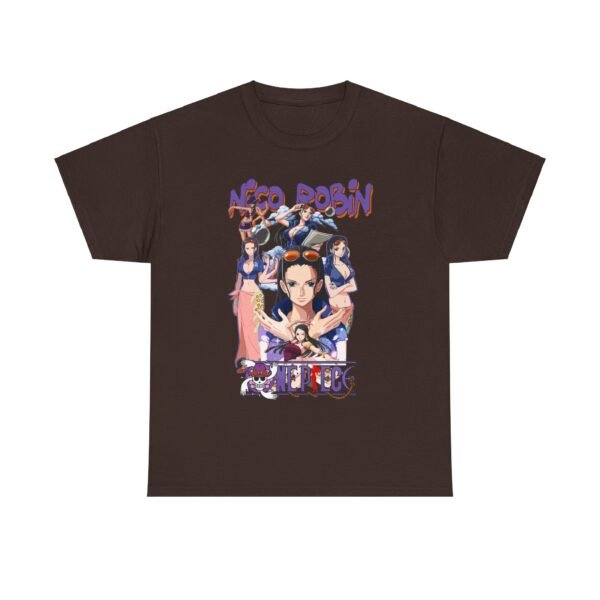 Nico Robin T-Shirt Heavy Cotton Black - Image 2