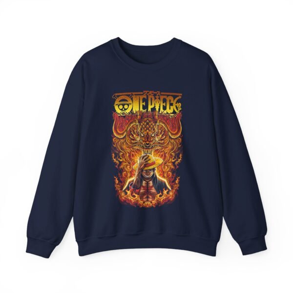 One Piece Luffy Sweatshirt Heavy Blend - Image 4