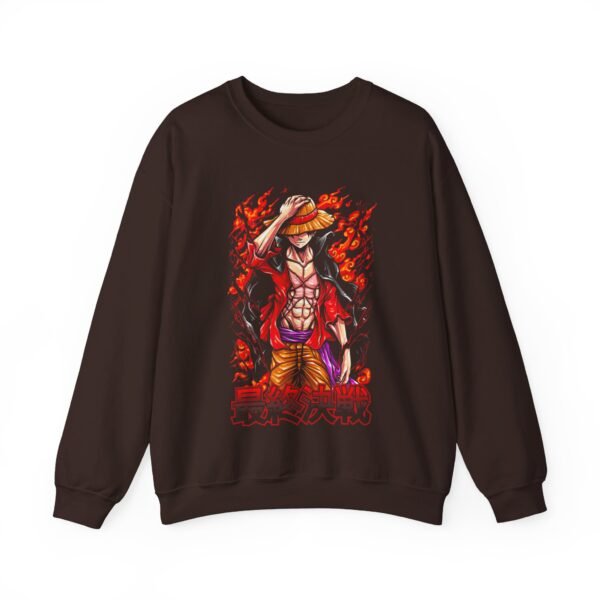 Monkey D Luffy Sweatshirt Heavy Blend - Image 2
