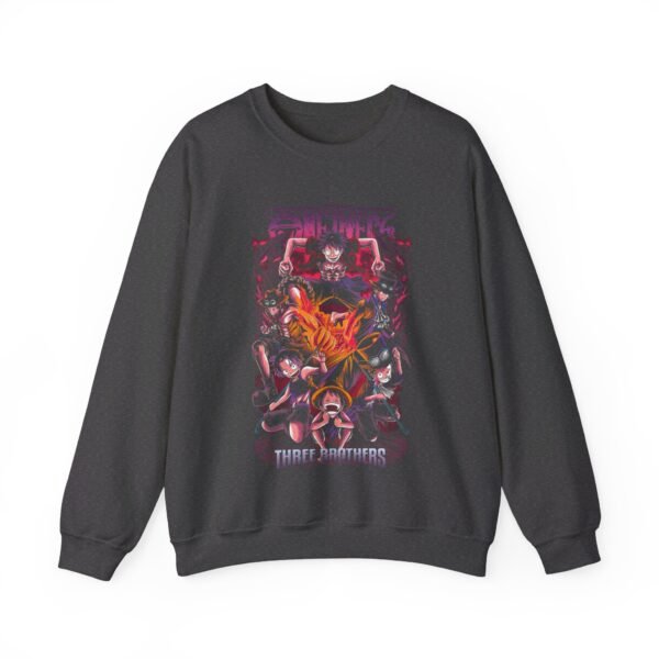 One Piece - Three Brothers Sweatshirt Heavy Blend - Image 3