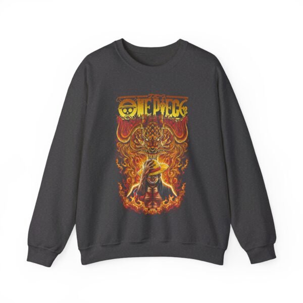 One Piece Luffy Sweatshirt Heavy Blend - Image 3