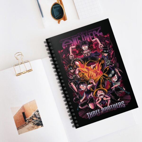 One Piece - Three Brothers Notebook - Ruled Line - Image 5