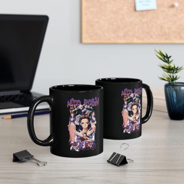 Nico Robin Mug 11oz Black - Image 4