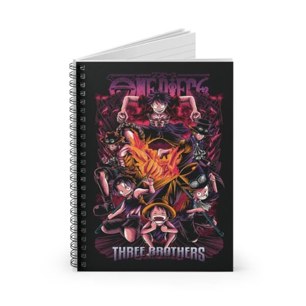 One Piece - Three Brothers Notebook - Ruled Line - Image 2