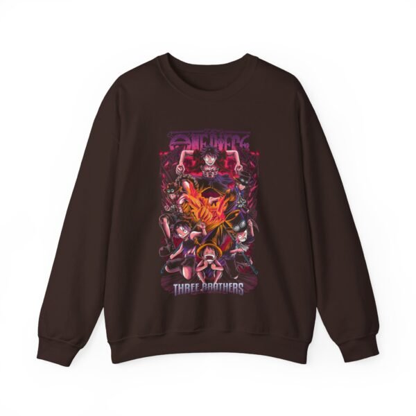 One Piece - Three Brothers Sweatshirt Heavy Blend - Image 2