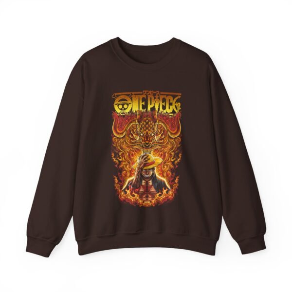 One Piece Luffy Sweatshirt Heavy Blend - Image 2