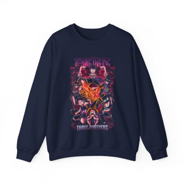 One Piece - Three Brothers Sweatshirt Heavy Blend - Image 4