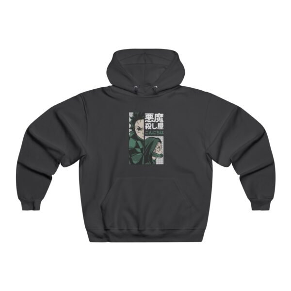 Tanjiro & Nezuko Hooded Sweatshirt Black