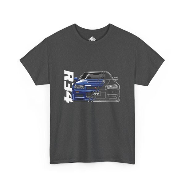 R34 T-Shirt Heavy Cotton Black - Image 15
