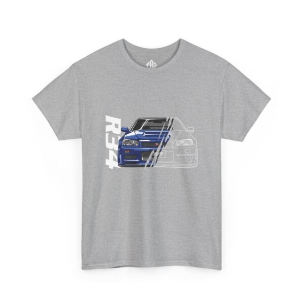 R34 T-Shirt Heavy Cotton Black - Image 7
