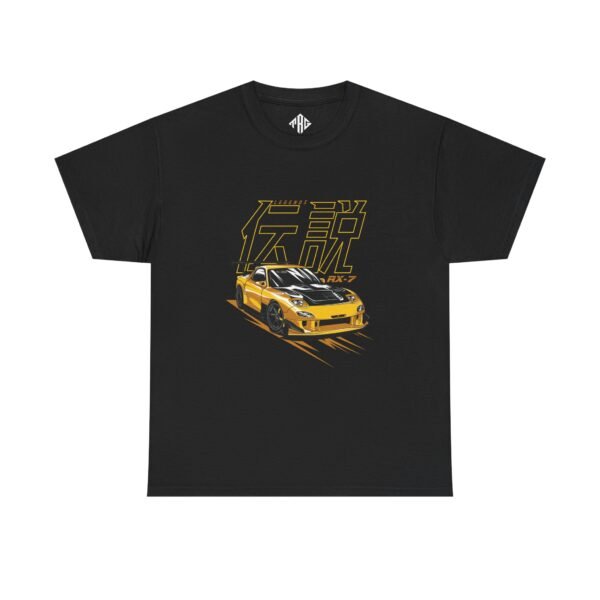 Amemiya RX7 T-Shirt Heavy Cotton Black - Image 2