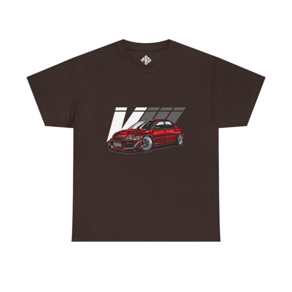 Lancer EVO VIII T-Shirt Heavy Cotton Black - Image 9
