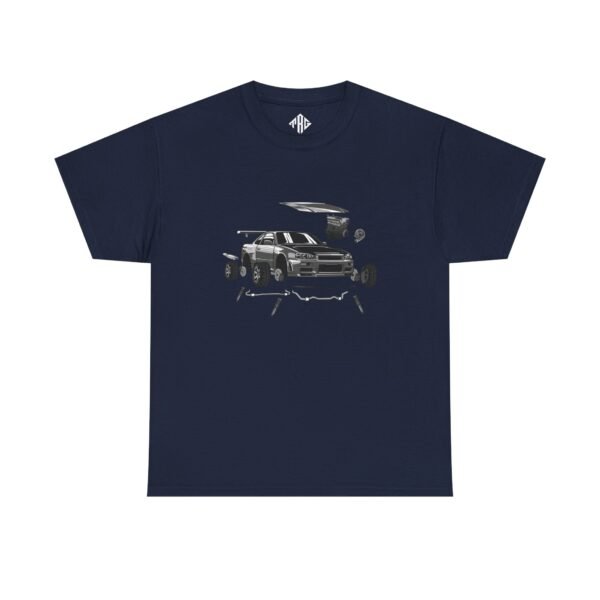 R34 Crank Out T-Shirt Heavy Cotton Black - Image 17