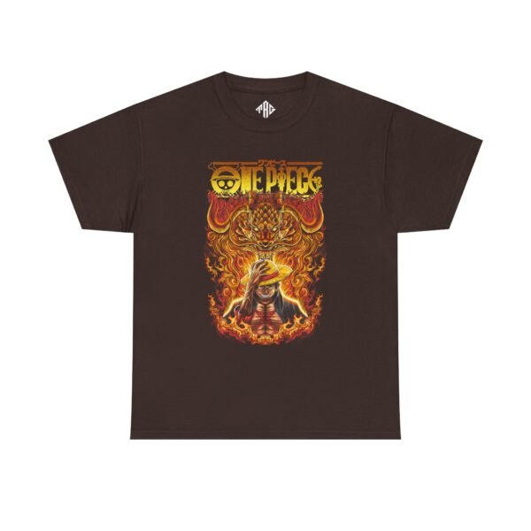 One Piece Luffy T-Shirt Heavy Cotton Black - Image 5