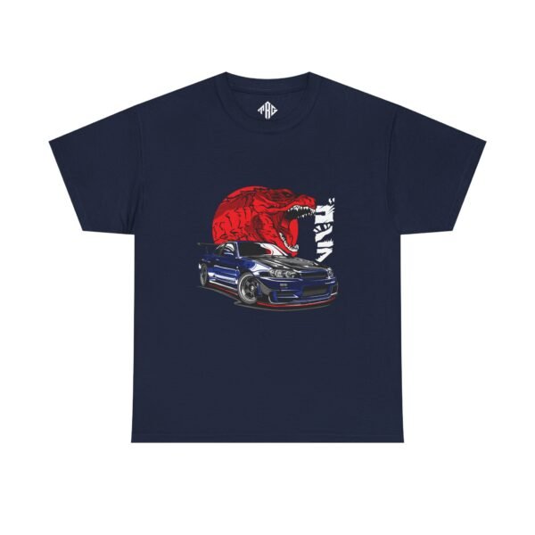 GTR R34 T-Shirt Heavy Cotton Black - Image 17