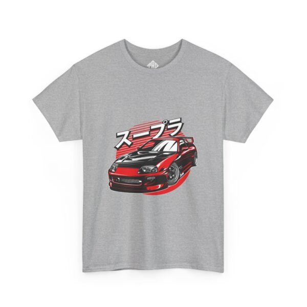 Red Supra T-Shirt Heavy Cotton Black - Image 7