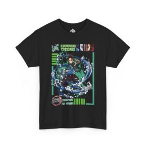 Kamado Tanjiro T-Shirt Heavy Cotton Black