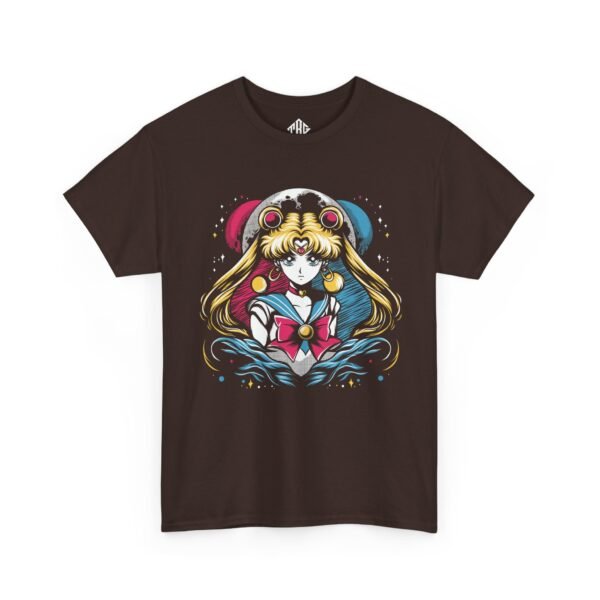 Sailor Moon T-Shirt Heavy Cotton Black - Image 2