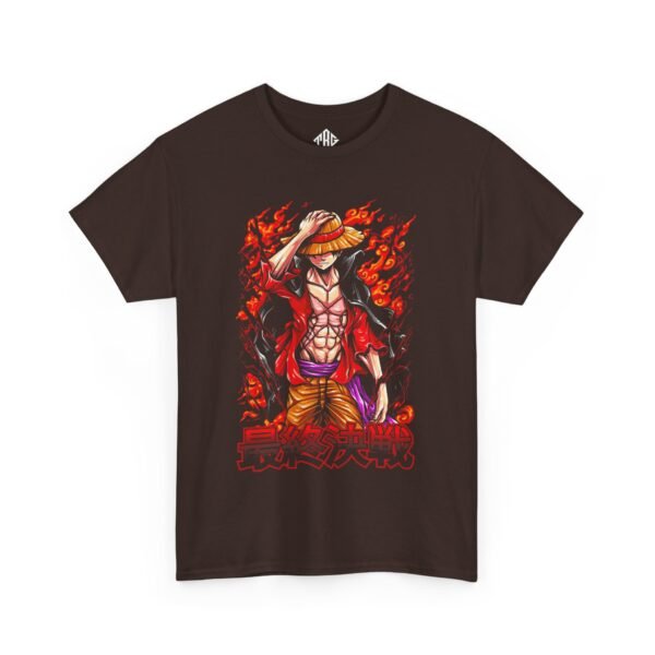 Monkey D. Luffy T-Shirt Heavy Cotton Black - Image 7