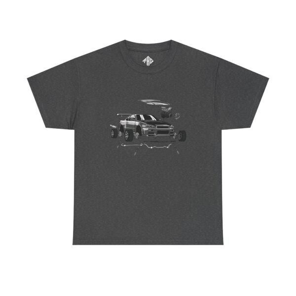R34 Crank Out T-Shirt Heavy Cotton Black - Image 13