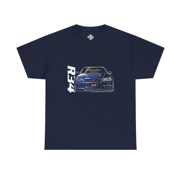 R34 T-Shirt Heavy Cotton Black - Image 17