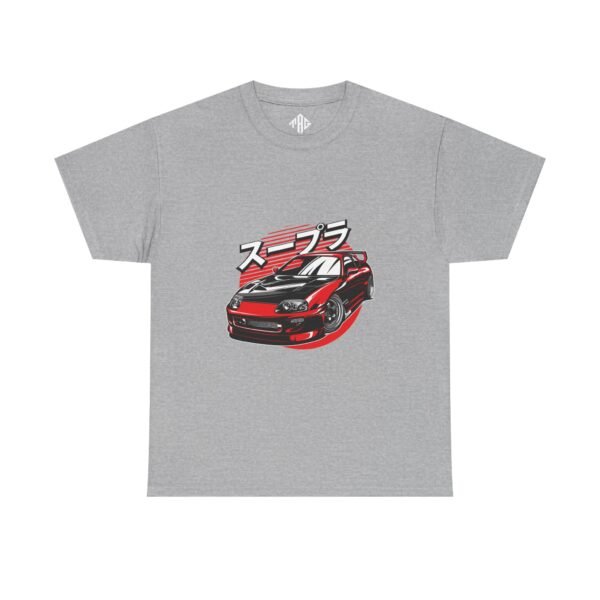Red Supra T-Shirt Heavy Cotton Black - Image 5