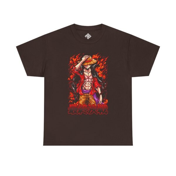 Monkey D. Luffy T-Shirt Heavy Cotton Black - Image 5