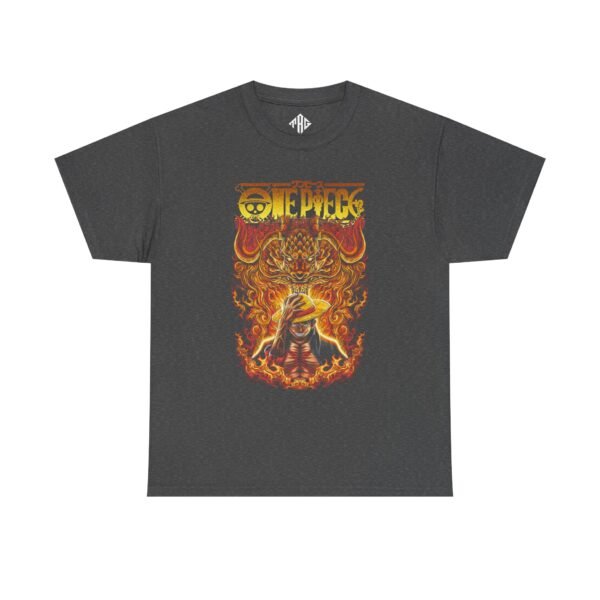 One Piece Luffy T-Shirt Heavy Cotton Black - Image 9