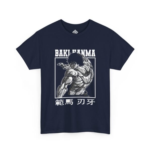 Baki Hanma T-Shirt Heavy Cotton Black - Image 11