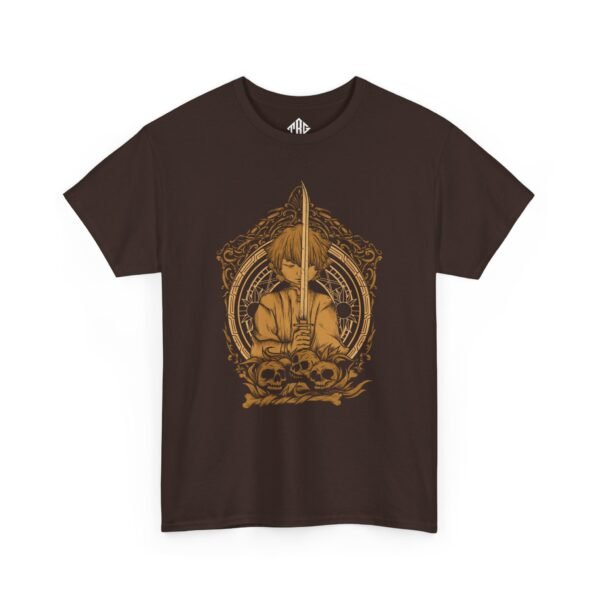 Zenitsu Agatsuma T-Shirt Heavy Cotton Black - Image 2