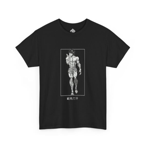 Baki T-Shirt Heavy Cotton Black - Image 3
