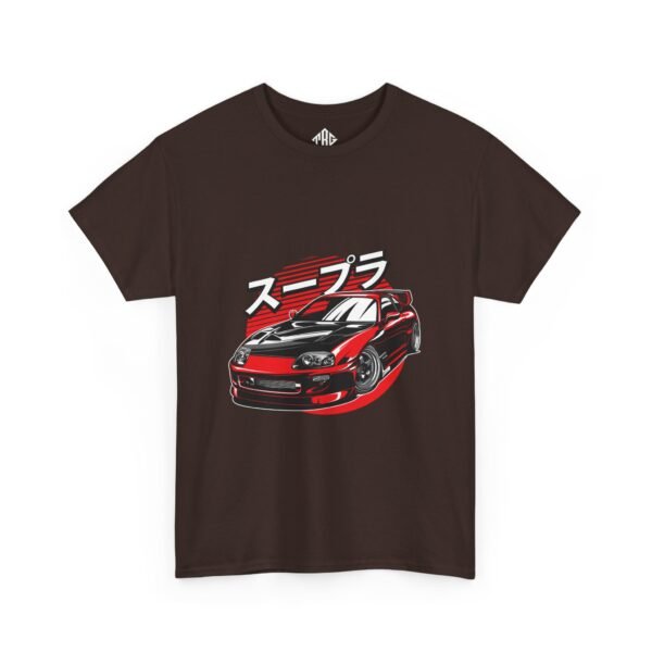 Red Supra T-Shirt Heavy Cotton Black - Image 11