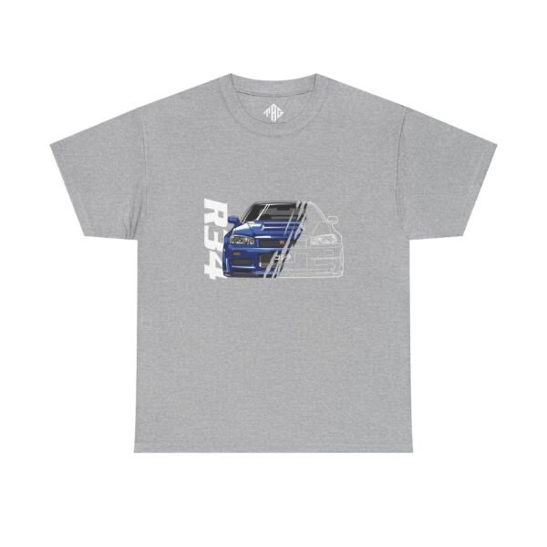 R34 T-Shirt Heavy Cotton Black - Image 5