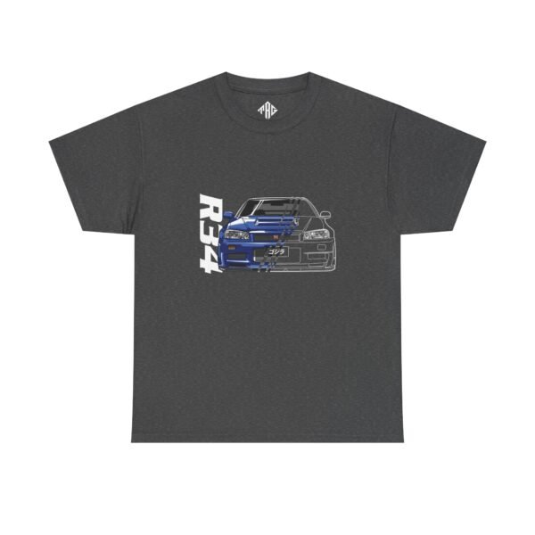 R34 T-Shirt Heavy Cotton Black - Image 13