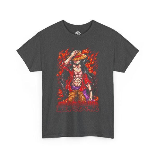 Monkey D. Luffy T-Shirt Heavy Cotton Black - Image 11