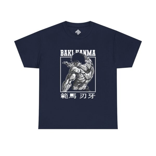 Baki Hanma T-Shirt Heavy Cotton Black - Image 9