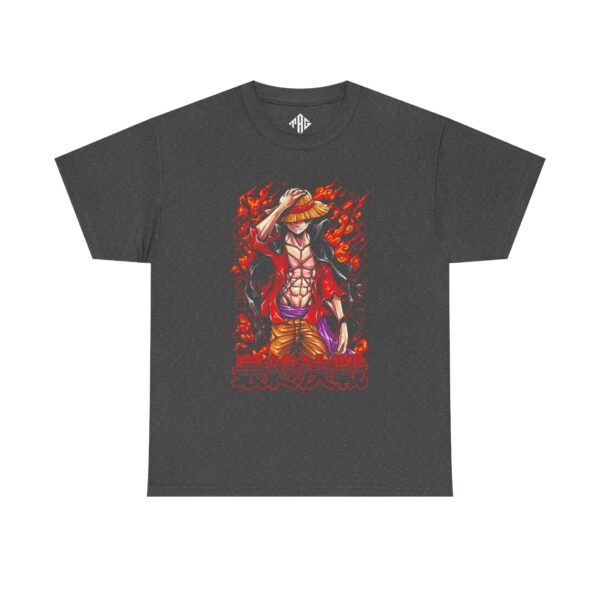 Monkey D. Luffy T-Shirt Heavy Cotton Black - Image 9